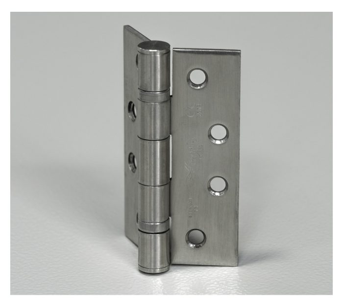 garage door side hinge in chrome