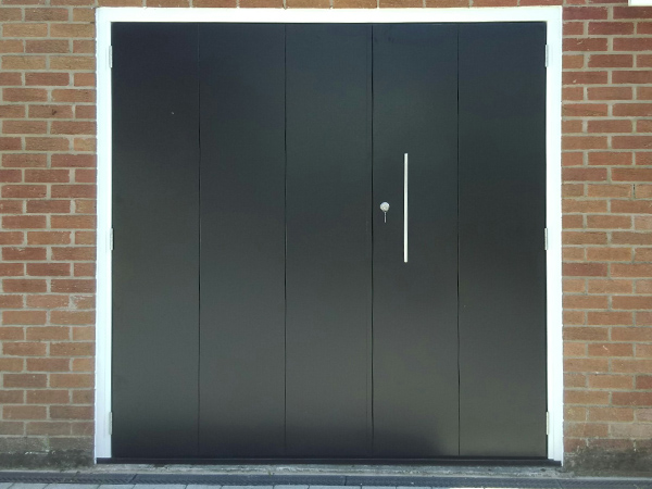 chrome garage door handle