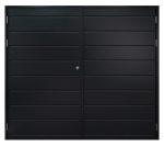 side hinged rivington garage door