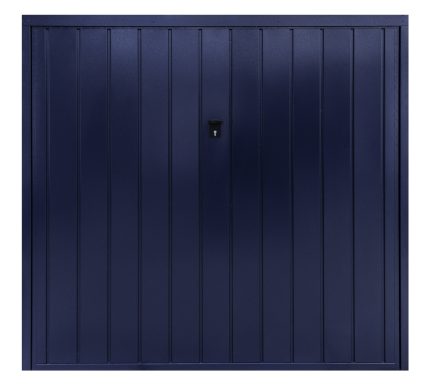 garage door in blue - Cartmel canopy door