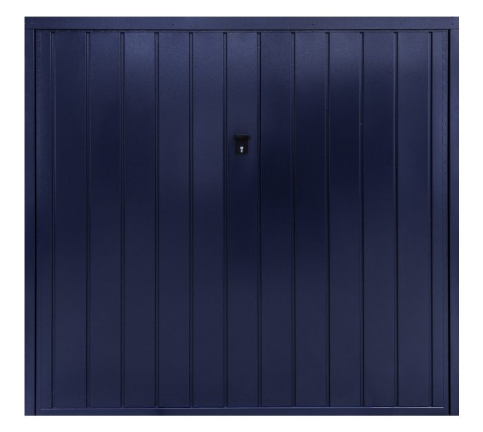 garage door in blue - Cartmel canopy door