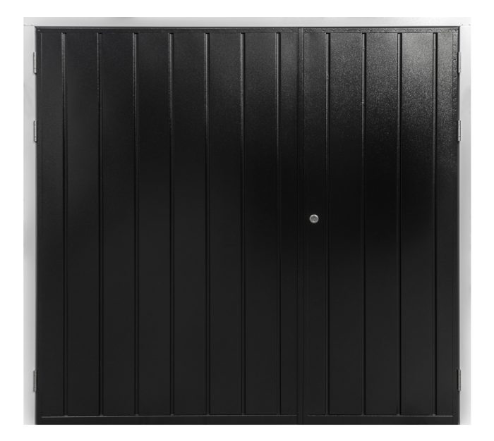 side hinged garage door centre split door