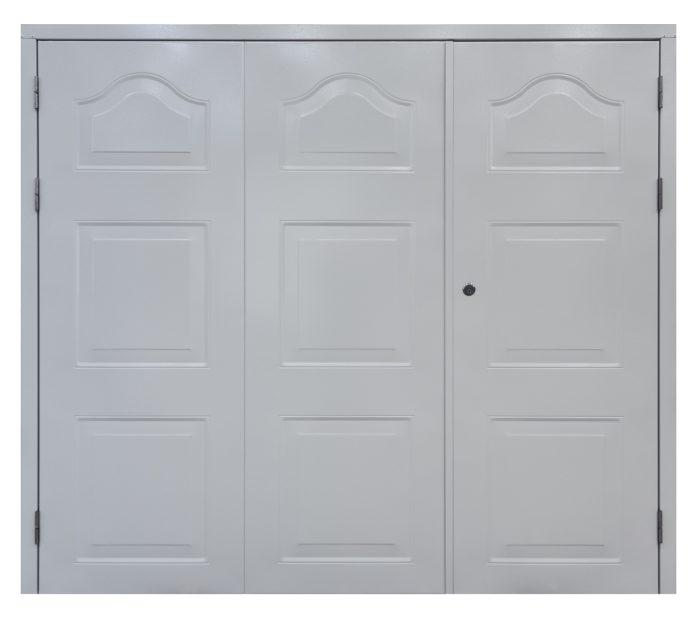side hinged garage door derwent door
