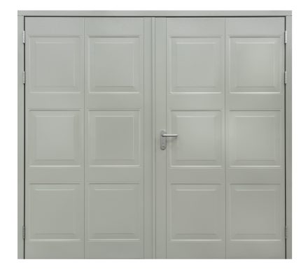 side hinged garage door centre split langdale door