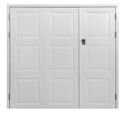 side hinged garage door langdale door