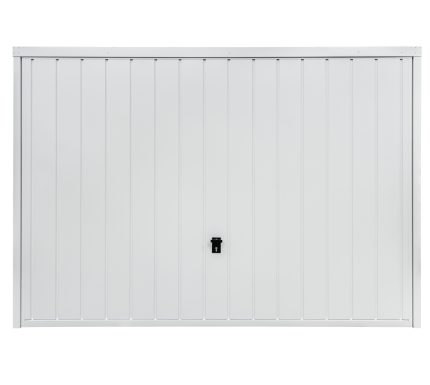retractable cartmel garage door in white