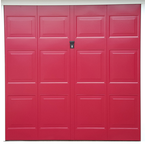 canopy door in red